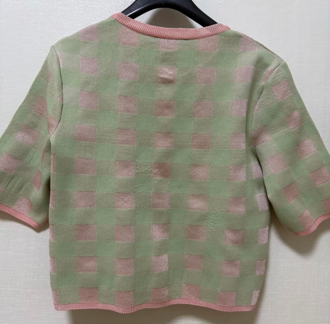 ZARA 체크 가디건 (김유정 가디건 / S) 상품이미지4