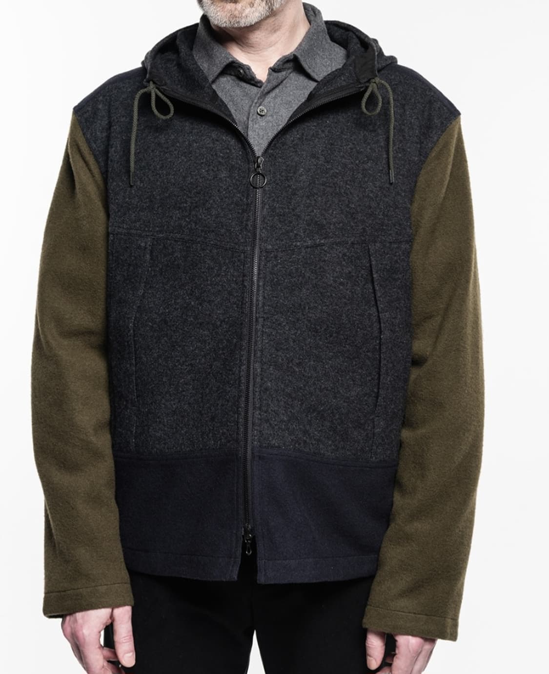 새제품급 오리지날 이스트로그 울 멀티 필드 후드자켓 상품이미지1