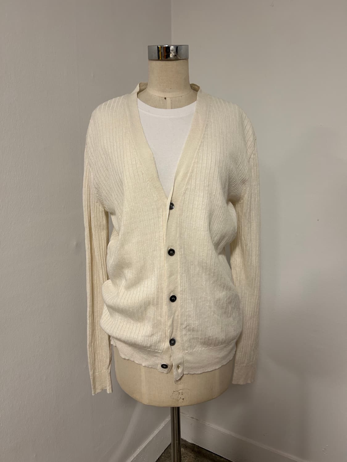 바레나 베네치아 린넨 코튼 아이보리 가디건 상품이미지1