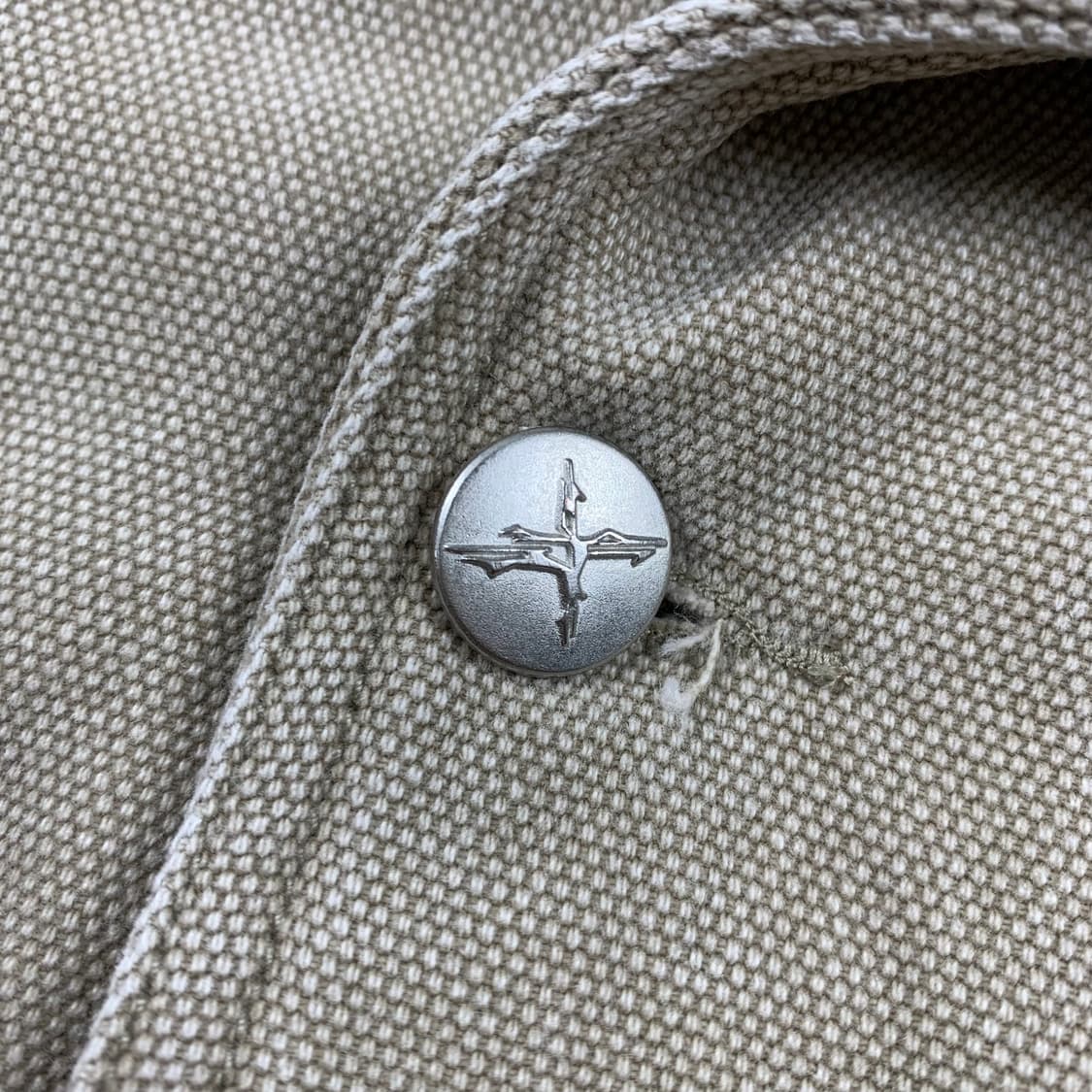 낫포너드 웨스턴 크롭 옥스포드 워크 자켓 베이지 상품이미지3