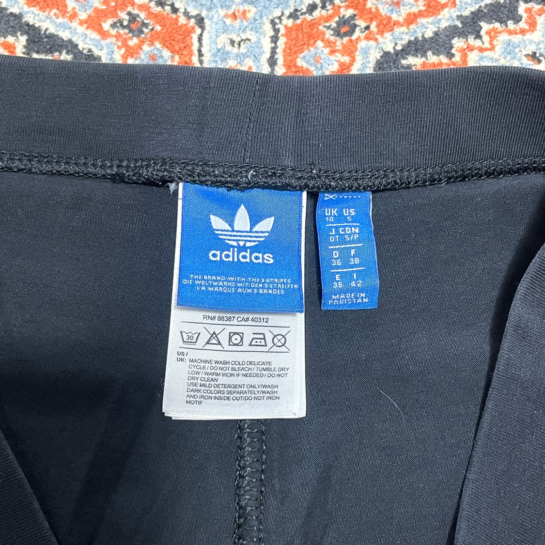 아디다스 삼선 블랙 레깅스 여성S 상품이미지3