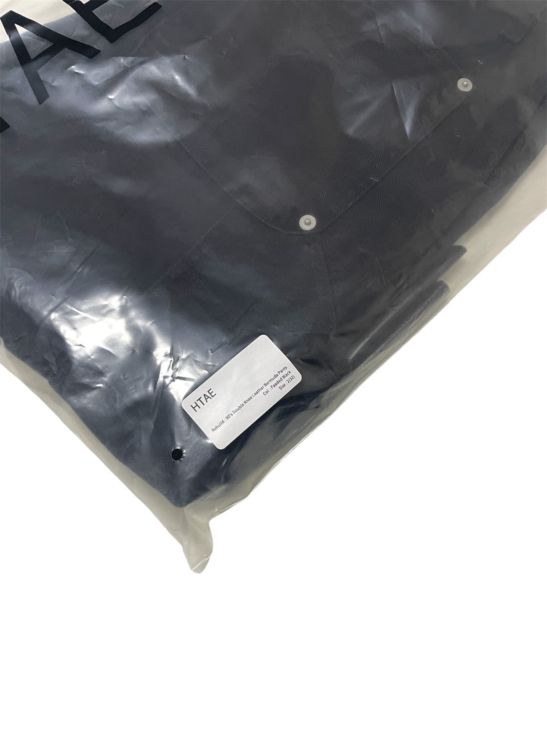 HTAE Rebuild Leather Bermuda Pants 2(32) 상품이미지3