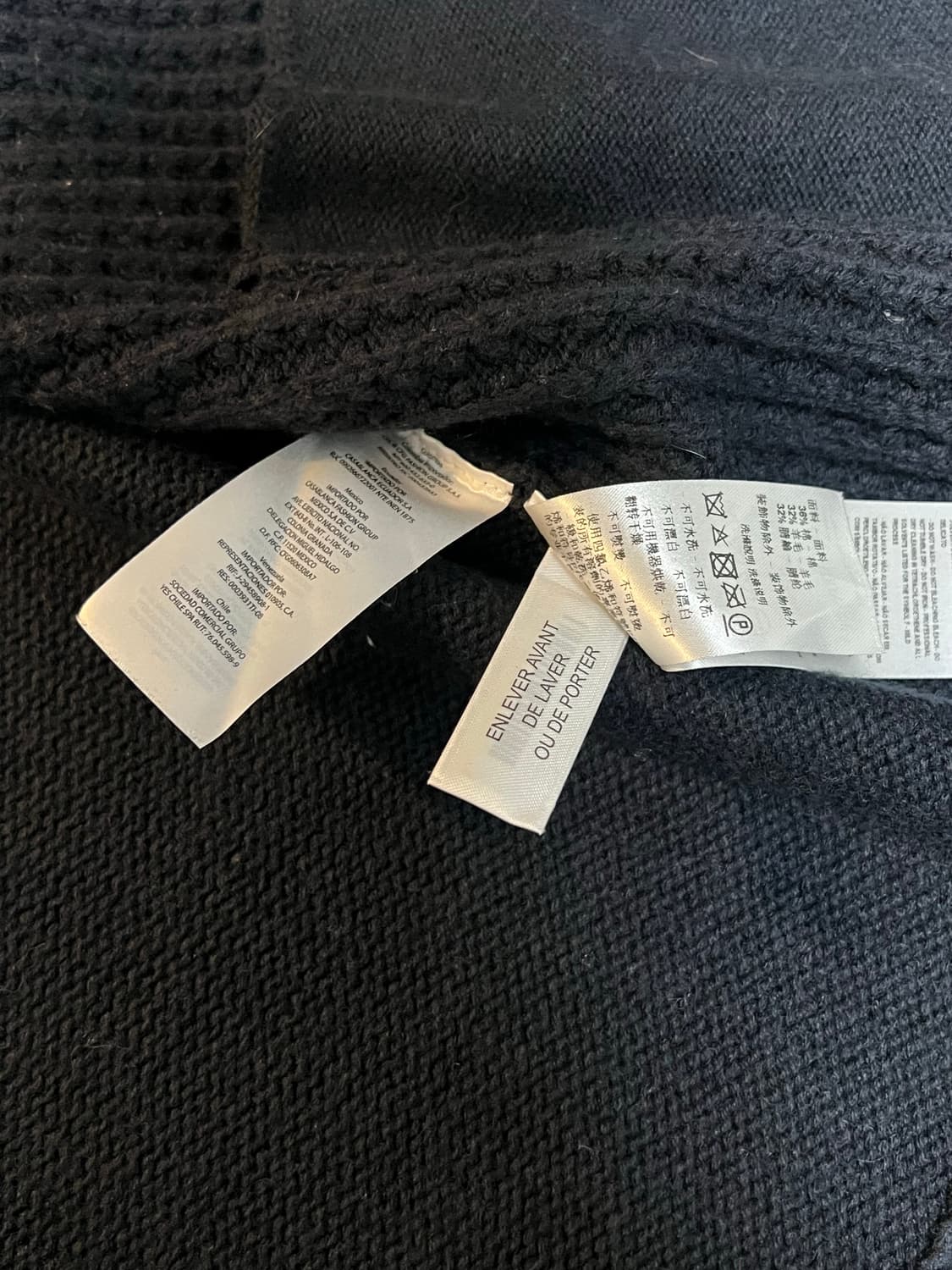 A|X Armani Exchange Waffle Knit Cardigan 상품이미지7