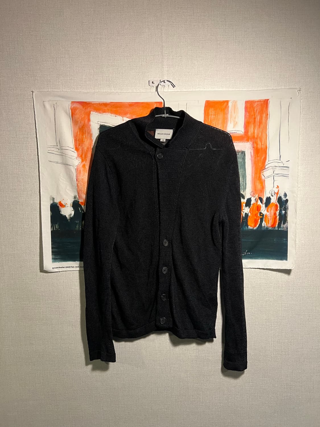 솔리드 옴므 가디건 상품이미지1