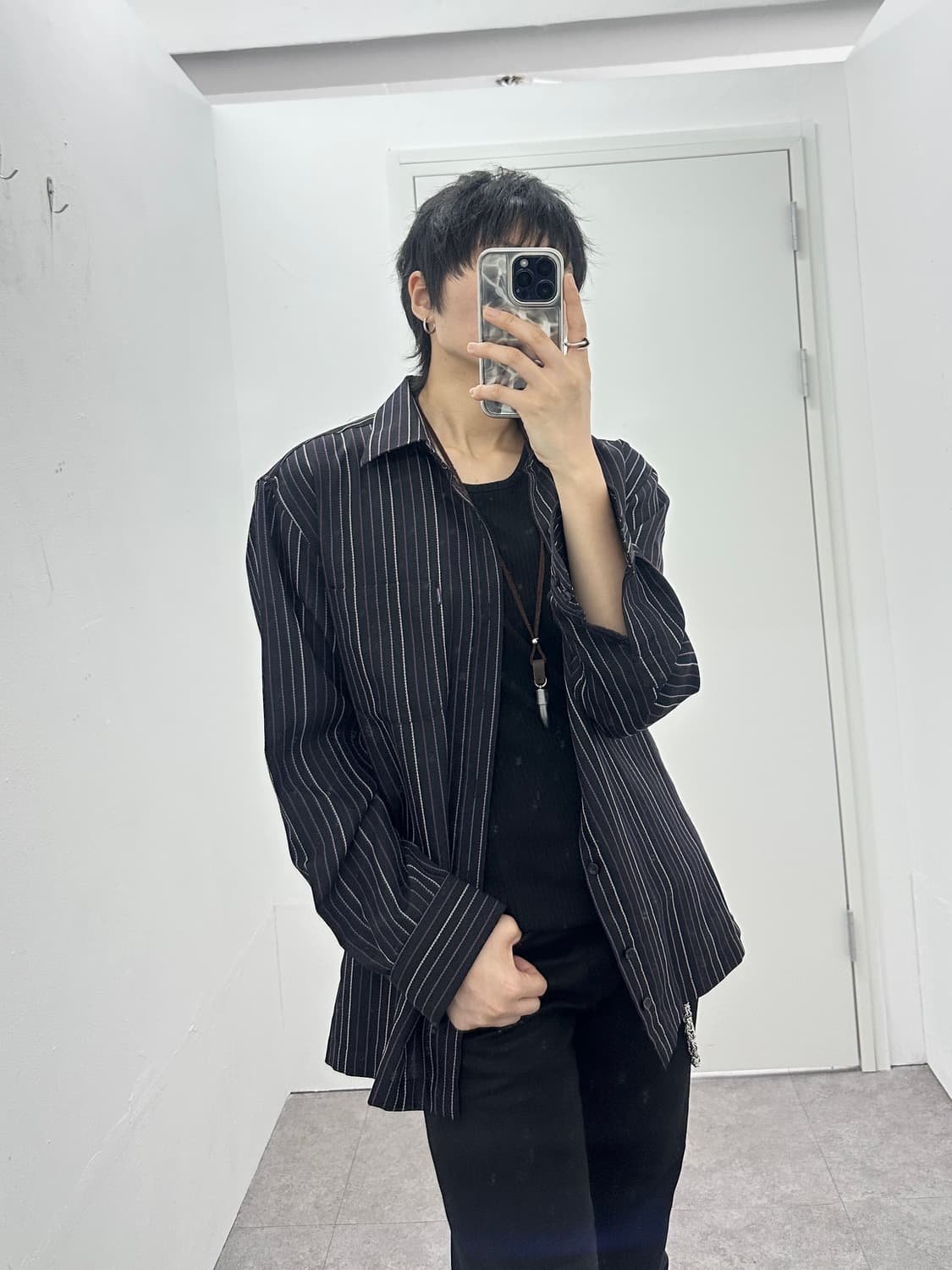 NONE vintage stripe shirts 상품이미지2