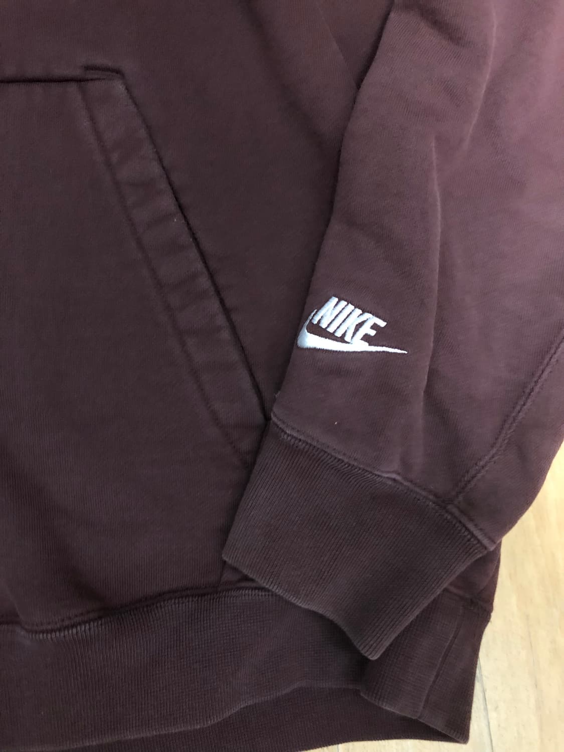 나이키 Just do it 후드티 버건디 후디 XXL 상품이미지4