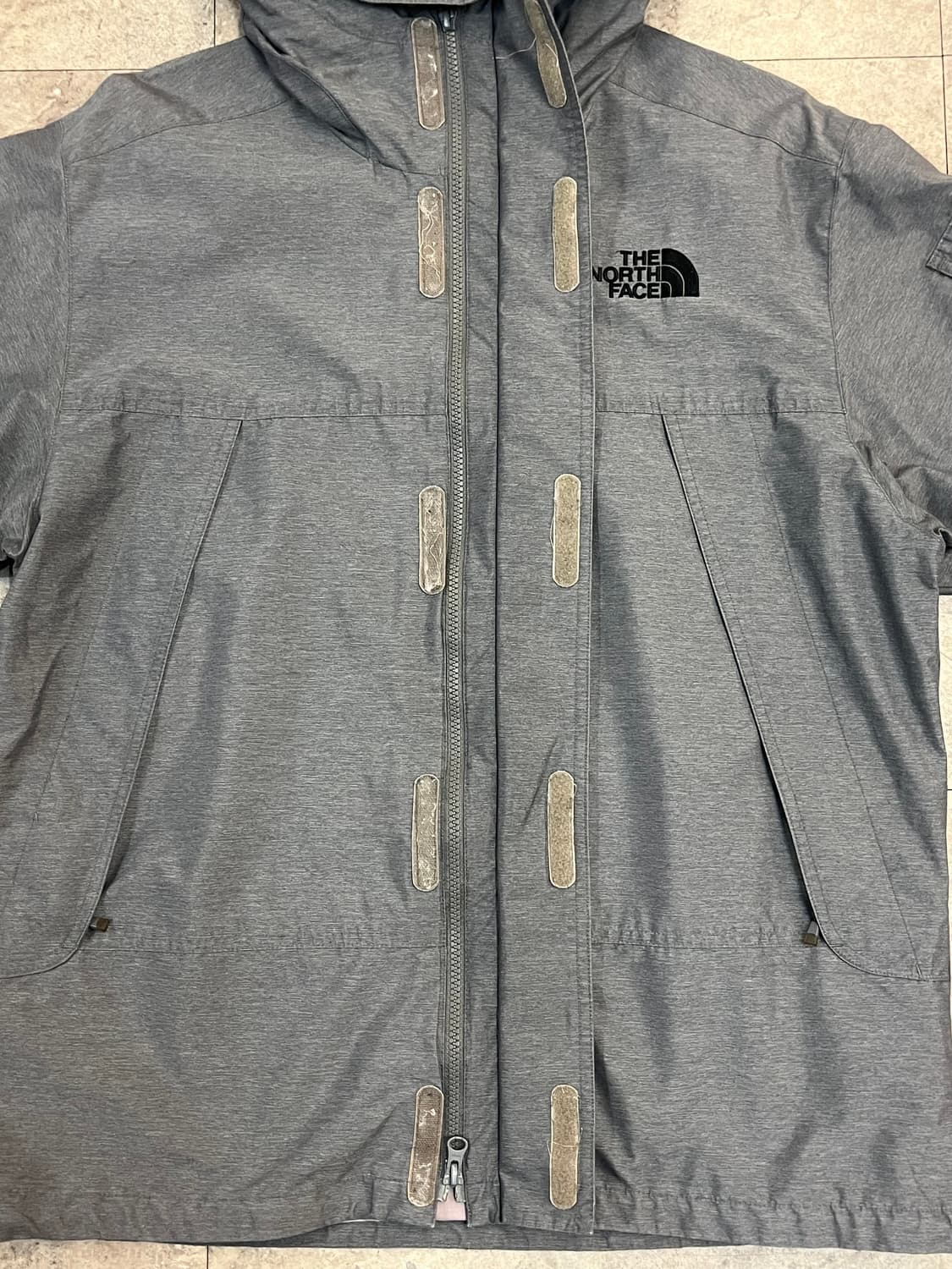 노스페이스 후드 바람막이 그레이 L 100 #csz4042 상품이미지5