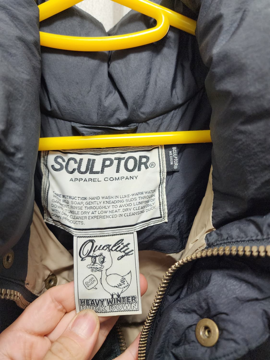 Sculptor 스컬프터 블랙 패딩  상품이미지4