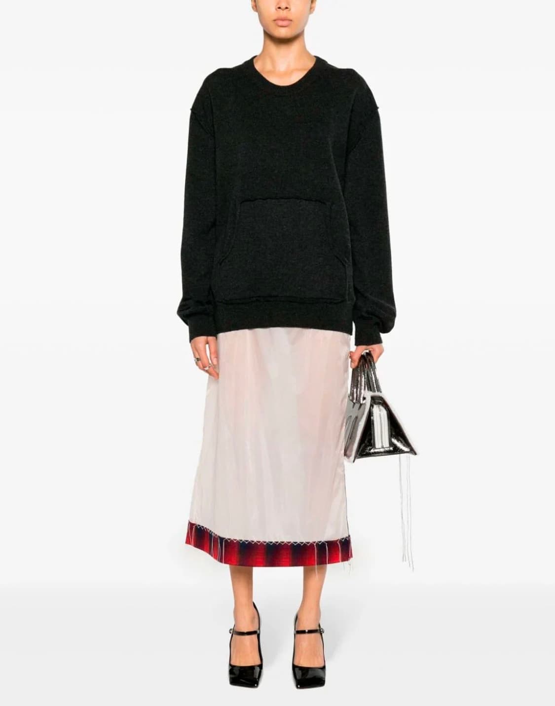 [S] 마르지엘라 울 캐시미어 니트 차콜 상품이미지7