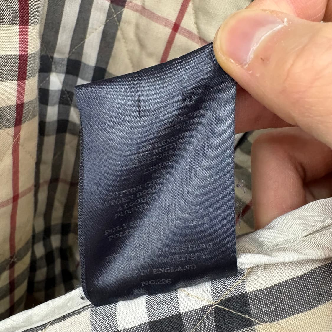 버버리 퀼팅 자켓 아이보리 여/M 상품이미지7