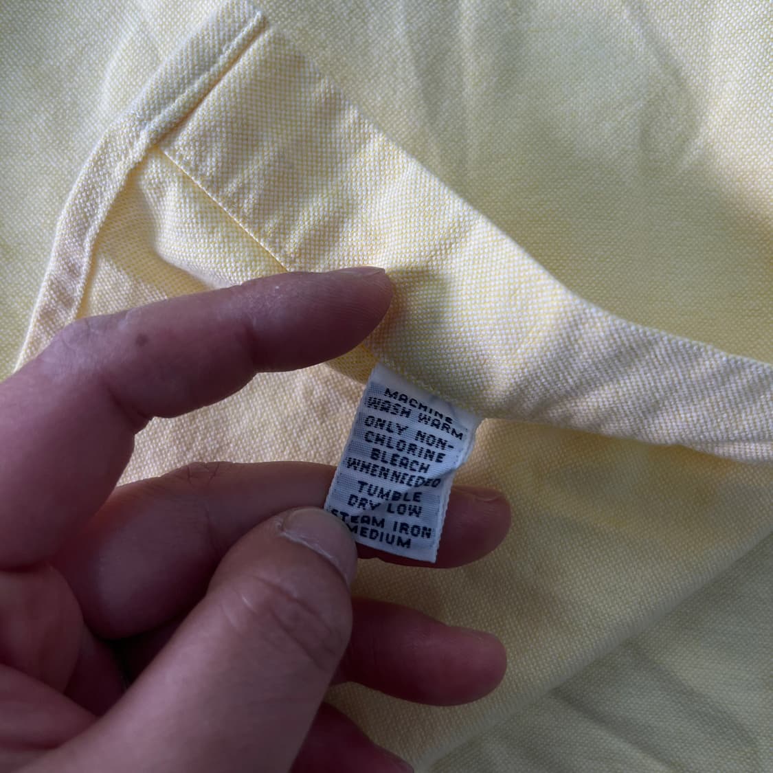 105 폴로랄프로렌 옐로우 코튼 셔츠 상품이미지6