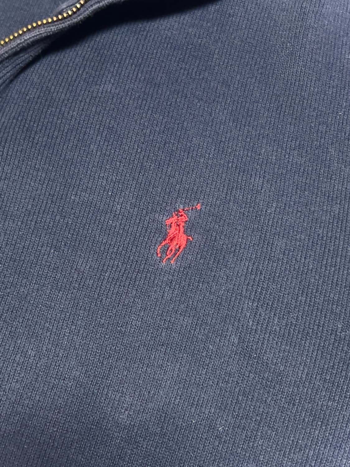 폴로 반집업 니트 L 상품이미지3