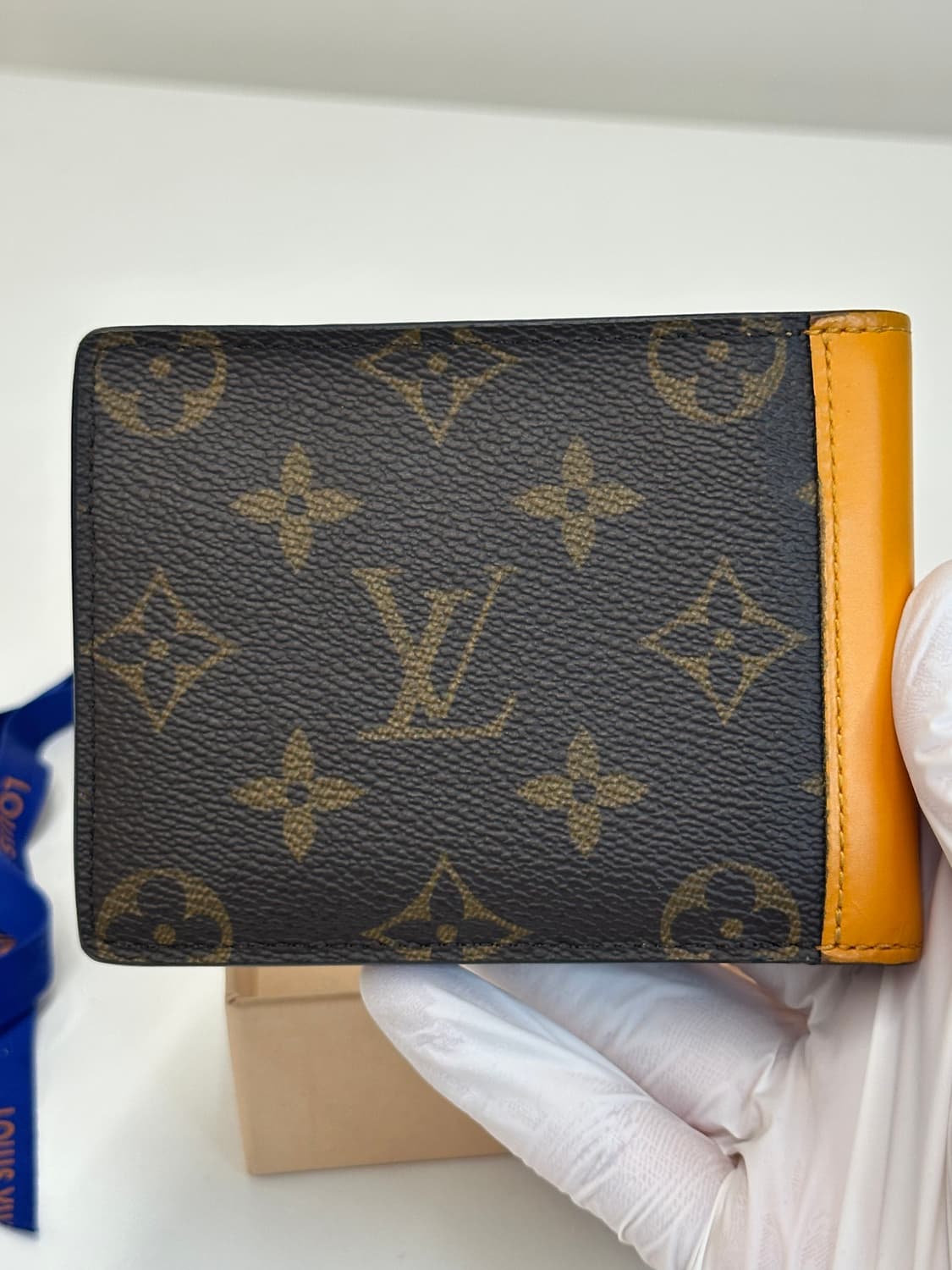 A / 루이비통 멀티플 월릿 모노그램 마카사르 사프란 옐로우 상품이미지3