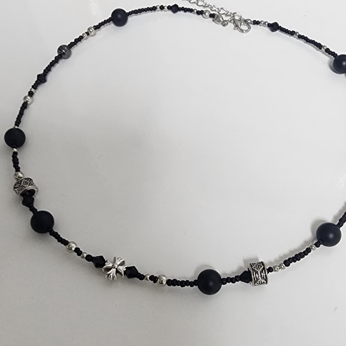 남자 십자가 포인트 목걸이 상품이미지2