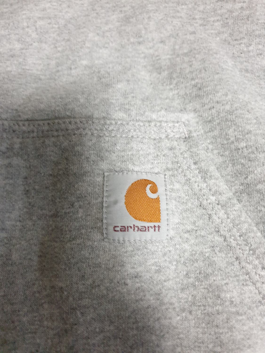 칼하트 미드웨이트 오리지널 기모 후드티 그레이 (S) 상품이미지2