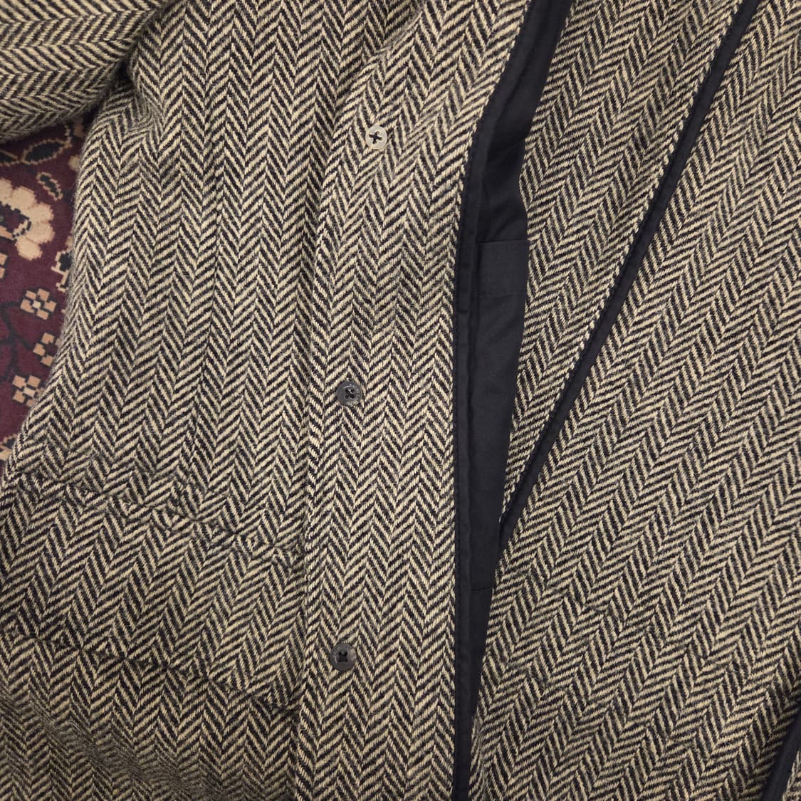 폴로 헤링본 엘보우 패치 자켓 스포츠 코트 블레이져 상품이미지6