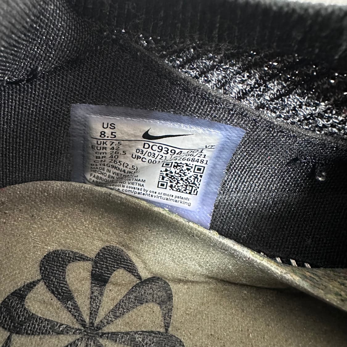 나이키 베이퍼맥스 2021 플라이니트 265 상태양호/에어누수X 상품이미지7