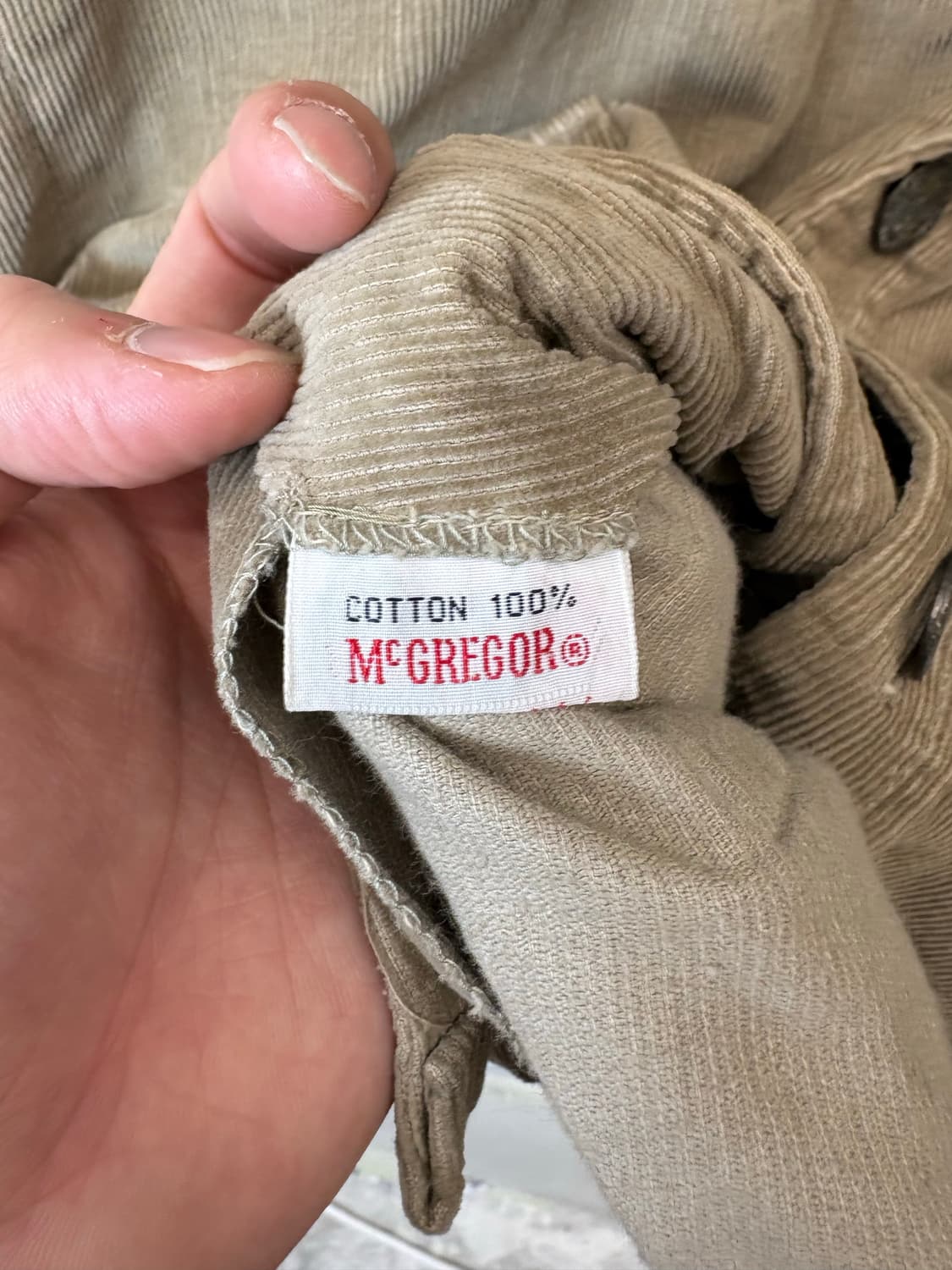 맥그리거 빈티지 코듀로이 사파리 자켓 상품이미지8