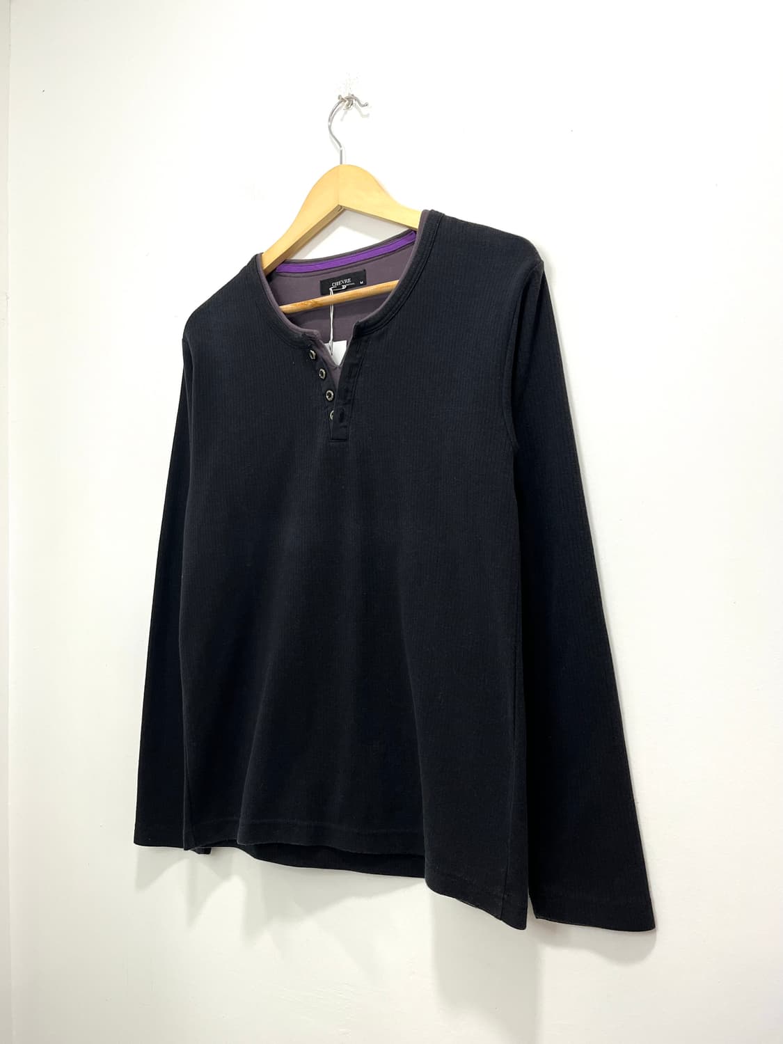 일본 빈티지 락시크 버튼 레이어드 롱슬리브 상품이미지2