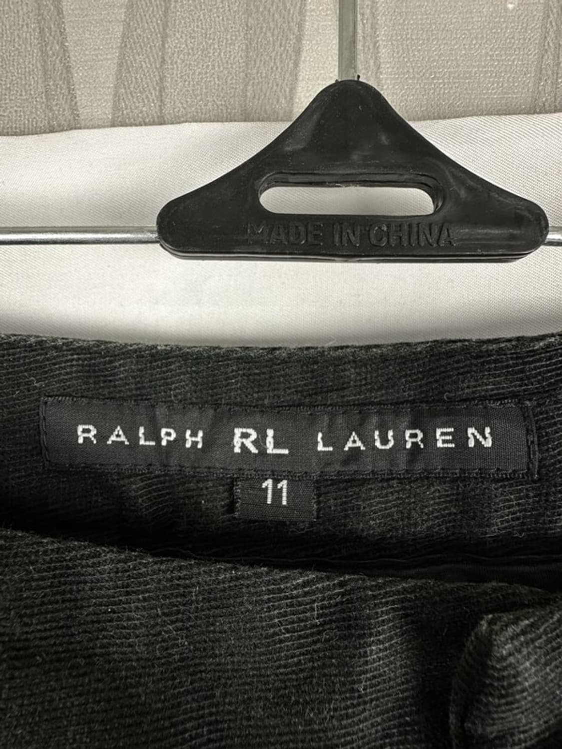 [28인치] RALPH LAUREN 랄프로렌 코튼팬츠 블랙 상품이미지3