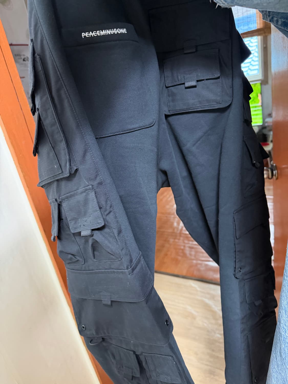 나이키 x 피스마이너스원  와이드 팬츠 블랙 (DR0096-010) 상품이미지7