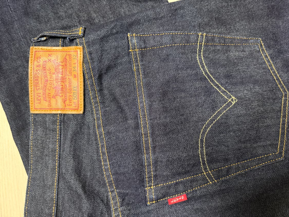 LVC 47501 셀비지 데님 W34 L32 상품이미지4
