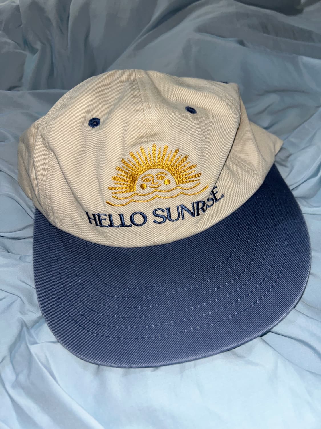 헬로선라이즈 투톤 워싱 OG 로고 캡 상품이미지3