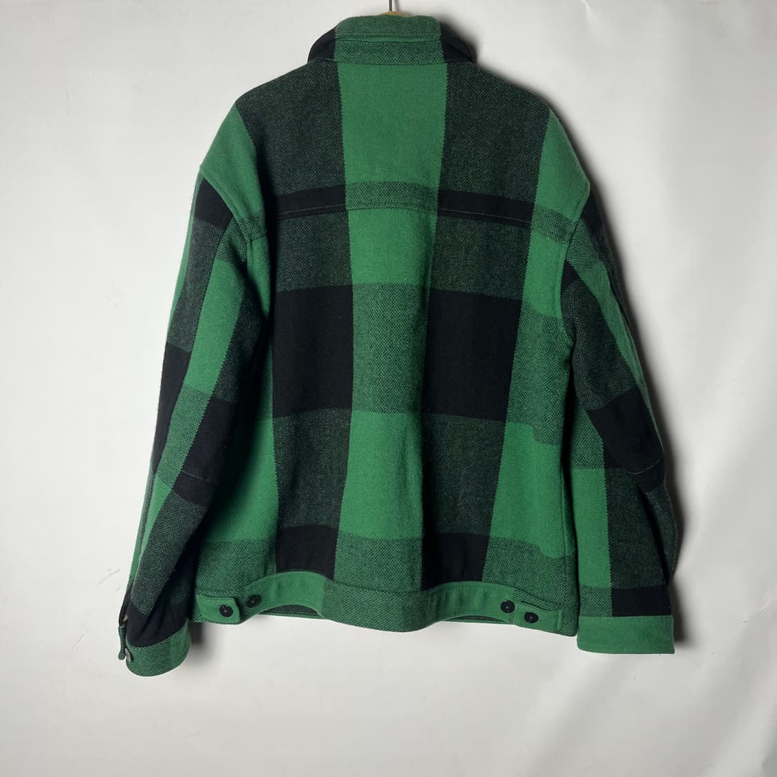 [Coleman] 콜맨 재팬 그린 버팔로 체크 울자켓 상품이미지2
