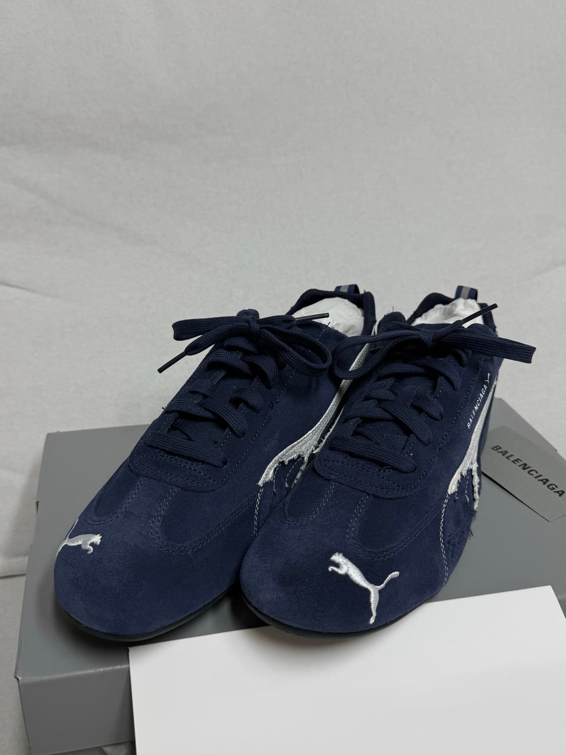 [43] 발렌시아가 퓨마 스피드캣 네이비 온라인 익스클루시브 상품이미지5