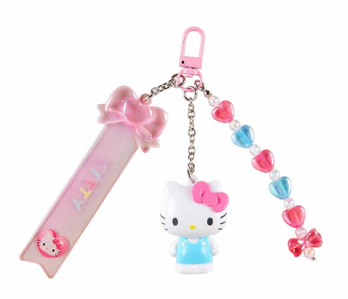 헬로키티 커스텀 클리어 키홀더 키링 상품이미지1
