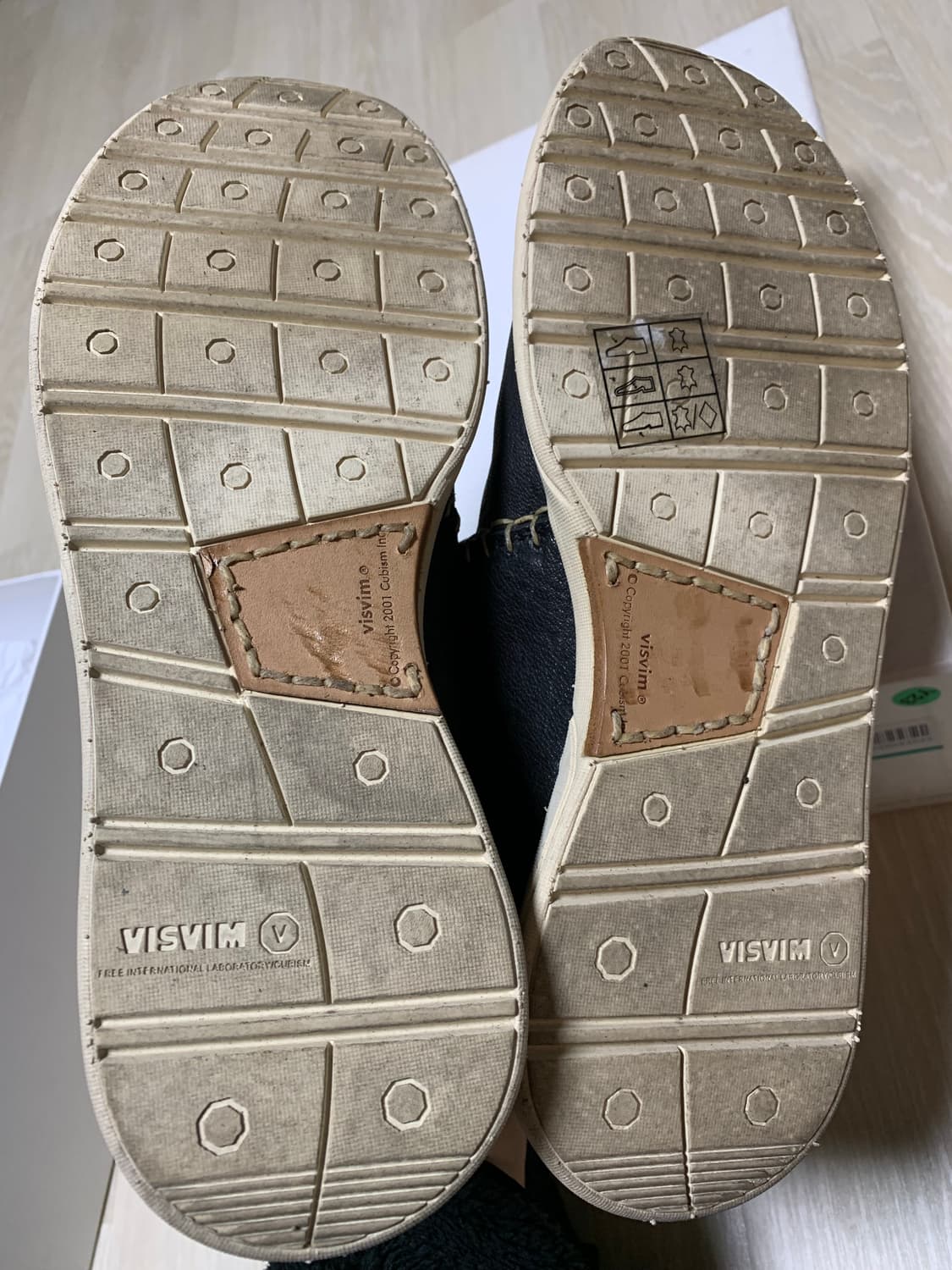 비즈빔(Visvim huron moc hi-folk)/블랙/10 상품이미지4