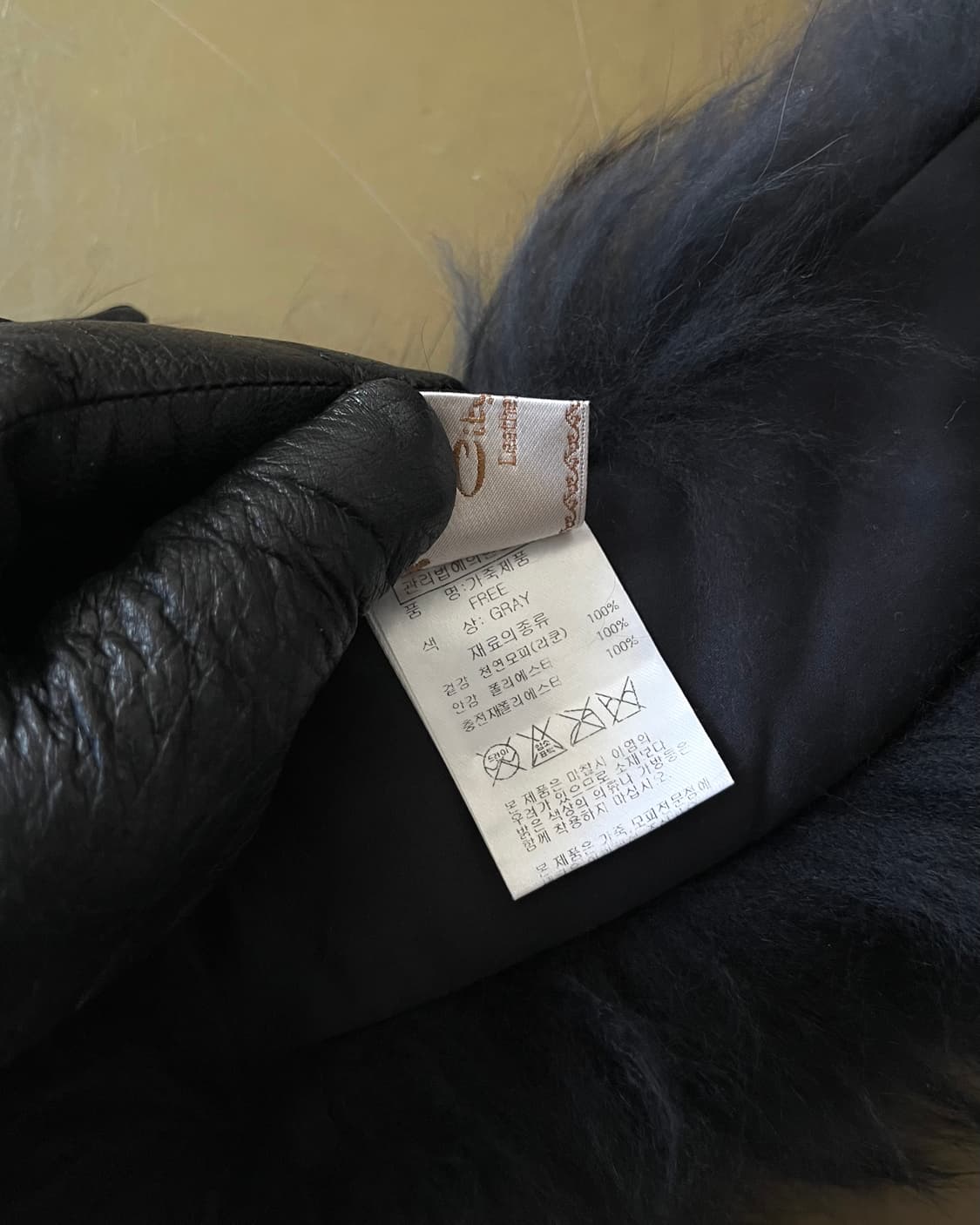 City Giee Real Raccoon Black Fur Muffler 상품이미지10