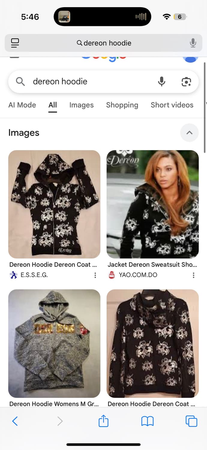 Dereon 프린팅 실버 큐빅디테일 후드집업 상품이미지6