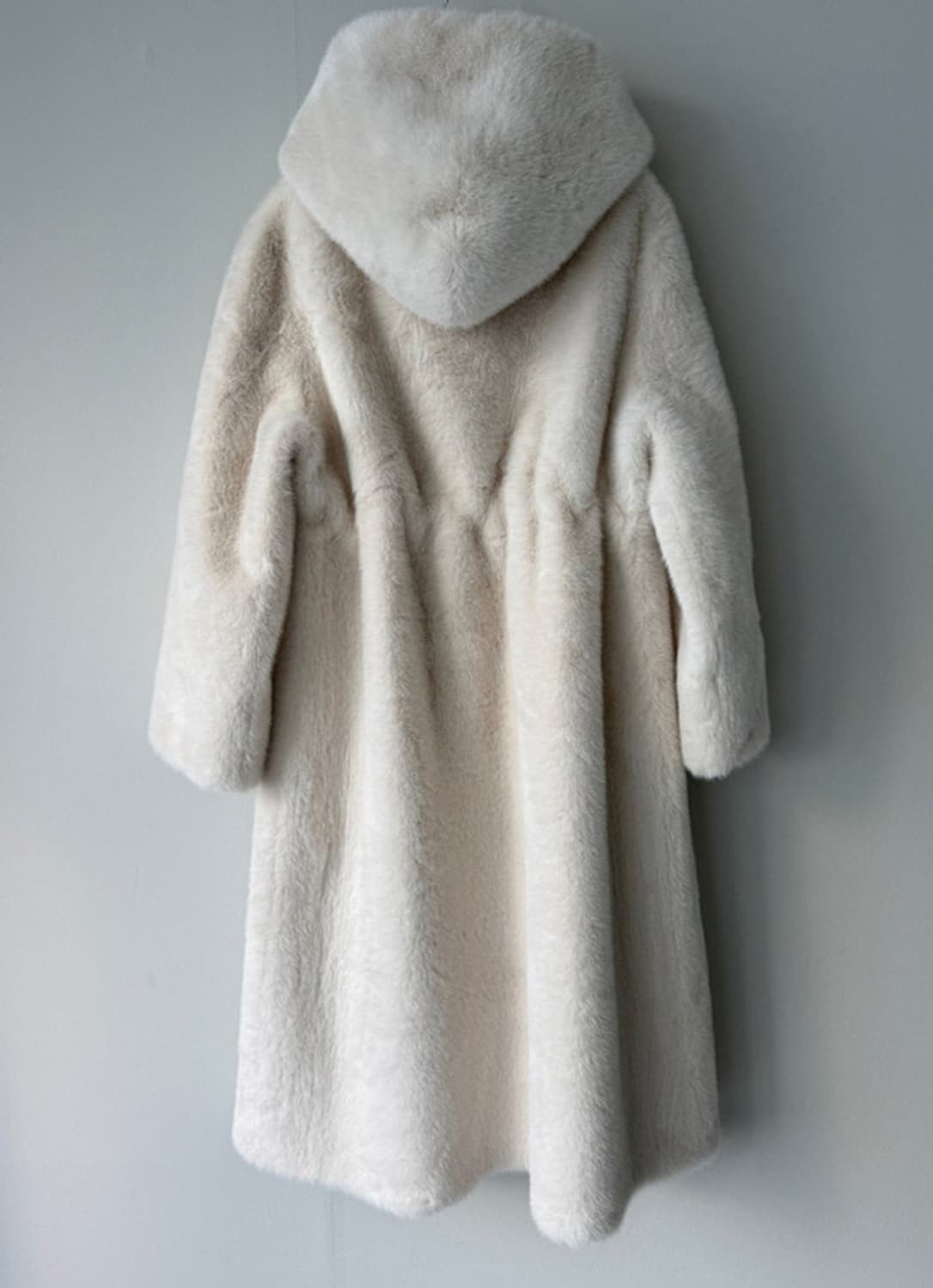 밍크 페이크 퍼 롱코트 상품이미지4