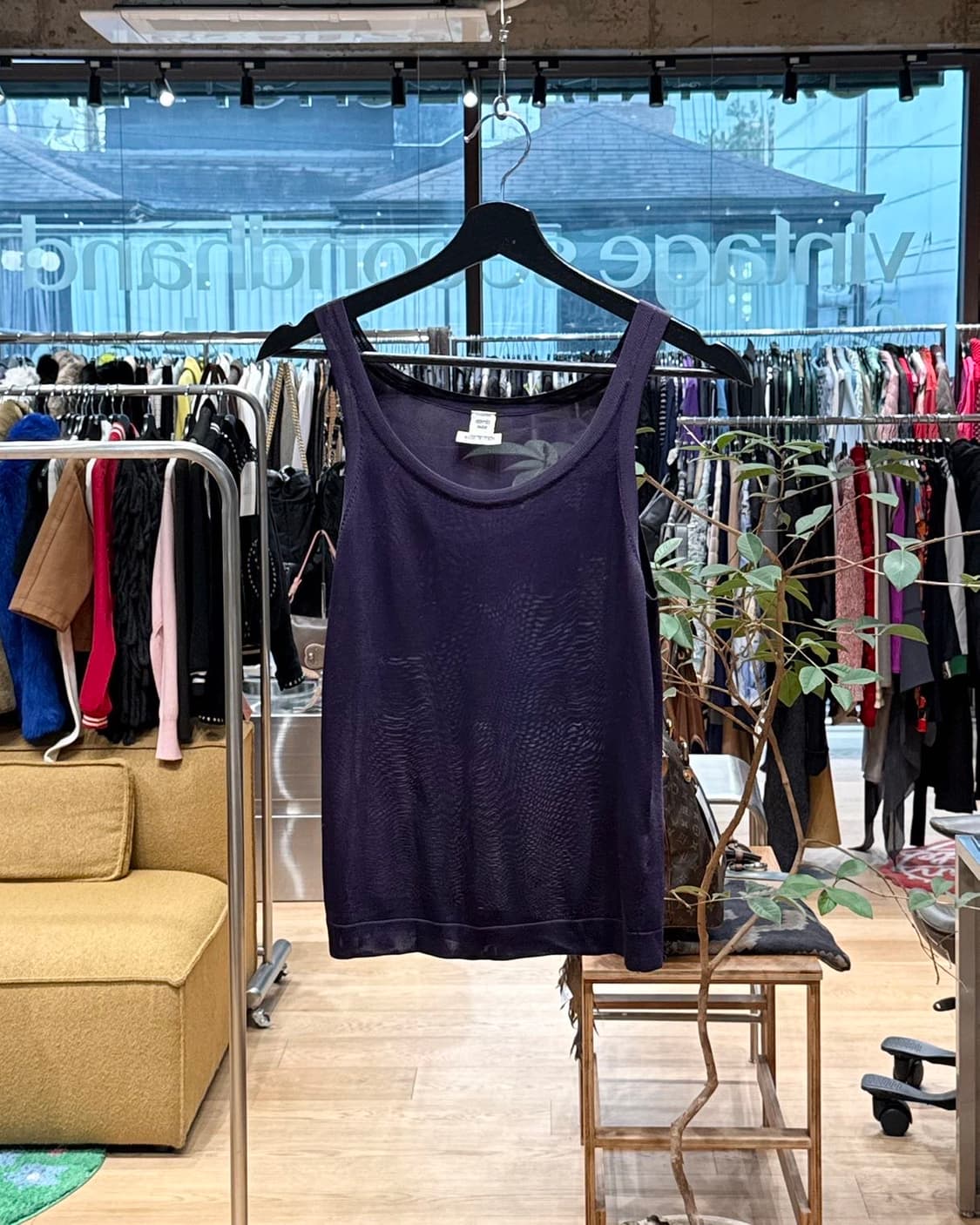 에르메스 퍼플 비스코스 슬리브리스  상품이미지1