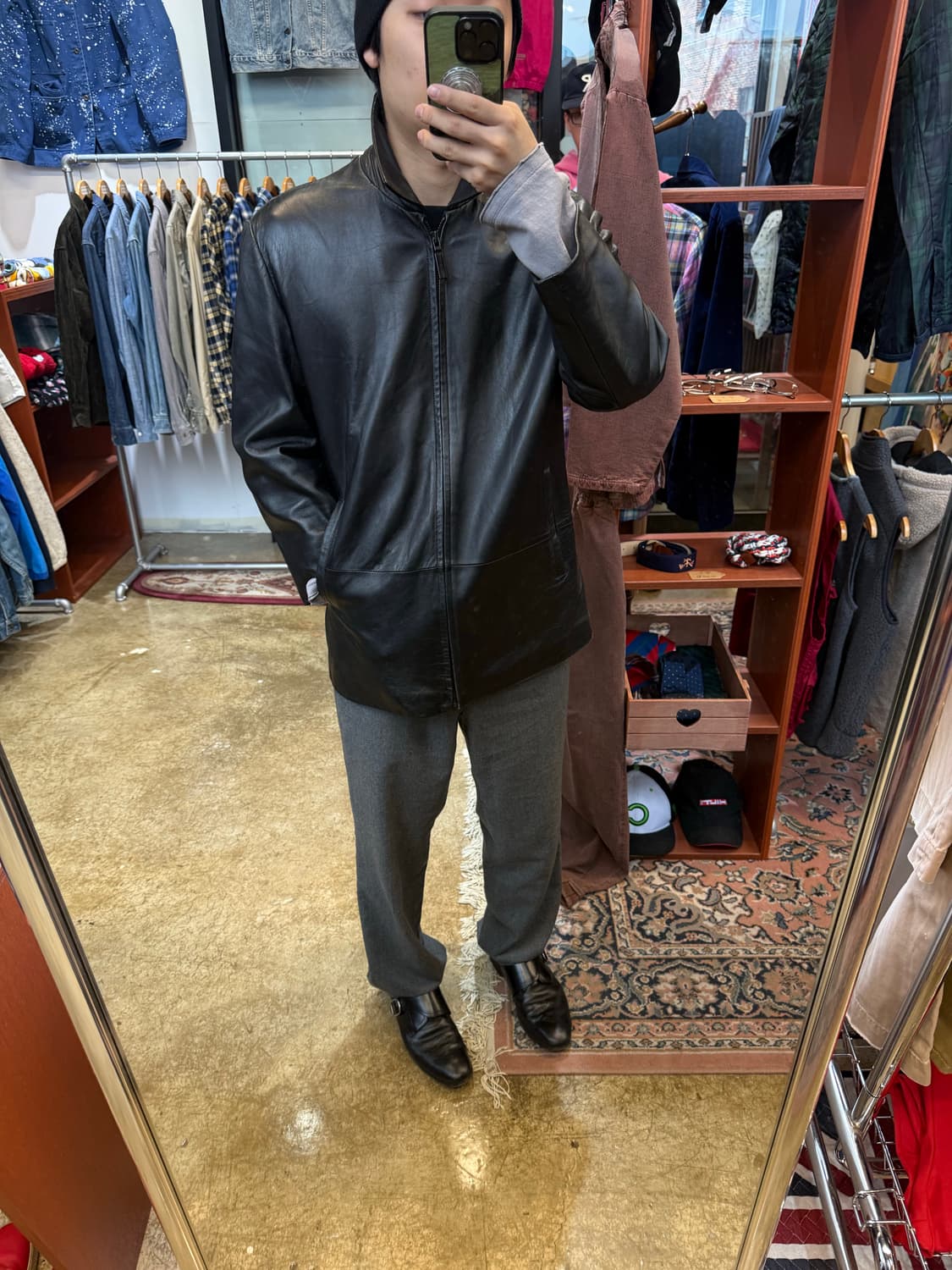 Leather jacket 상품이미지2