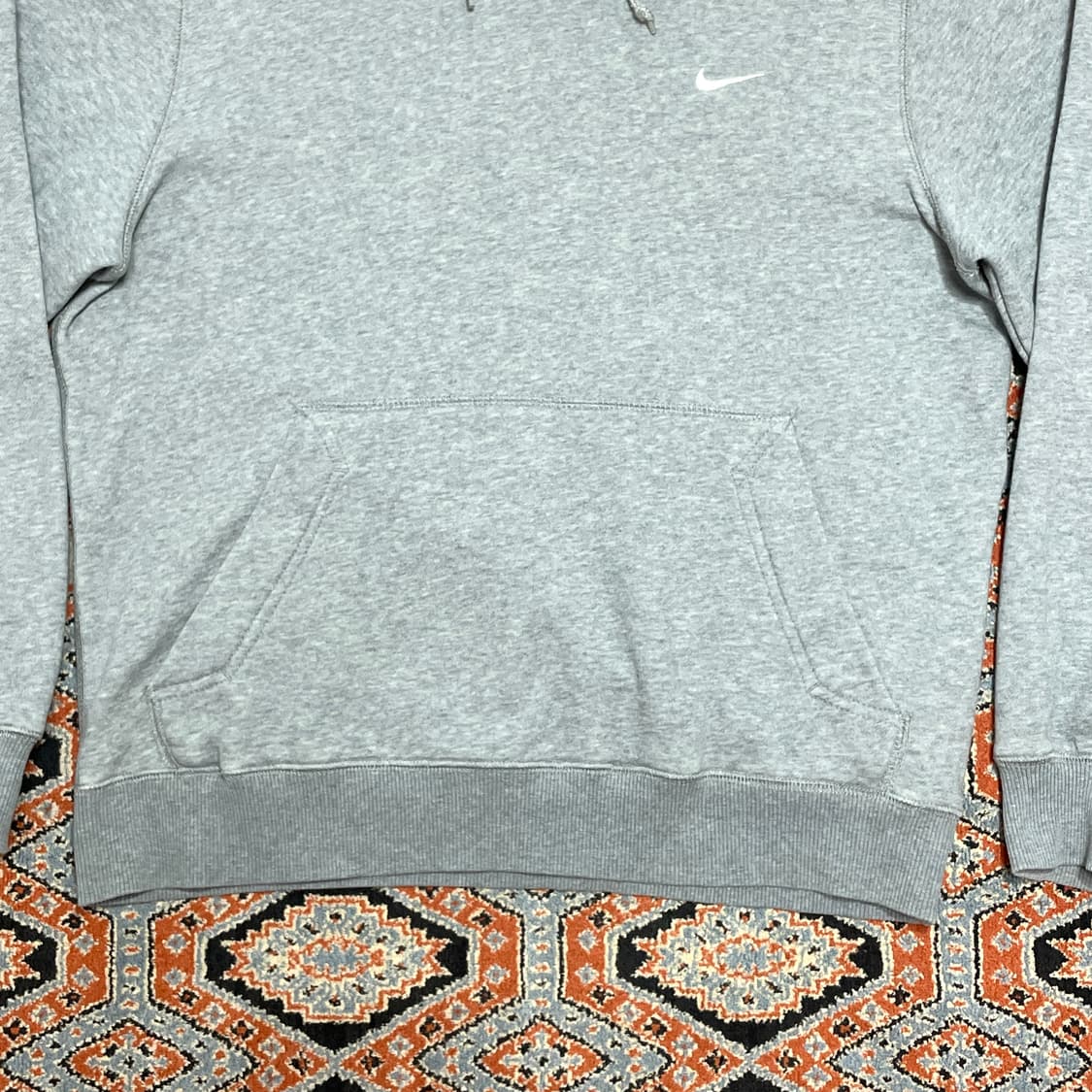 나이키 스우시로고 그레이 기모 후드티셔츠 남성M 상품이미지3
