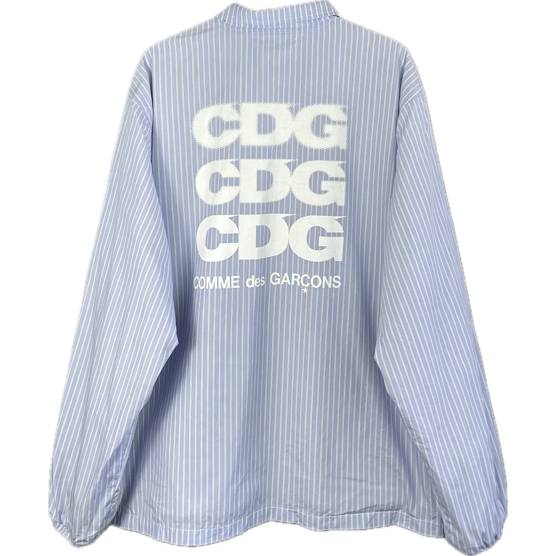[XL] 꼼데가르송 CDG 스트라이프 코치 자켓 상품이미지1