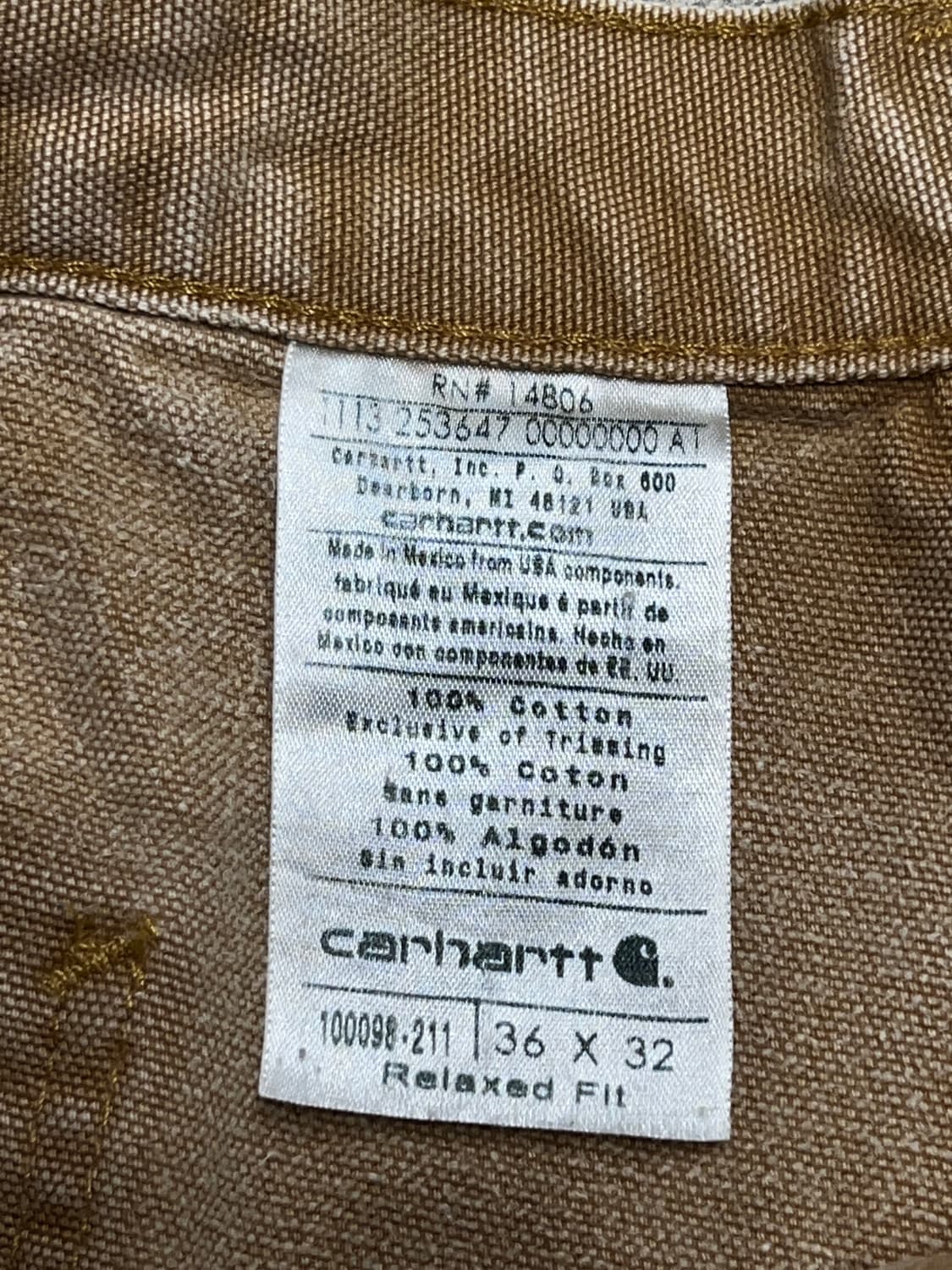 칼하트 더블니 릴렉스핏 상품이미지9