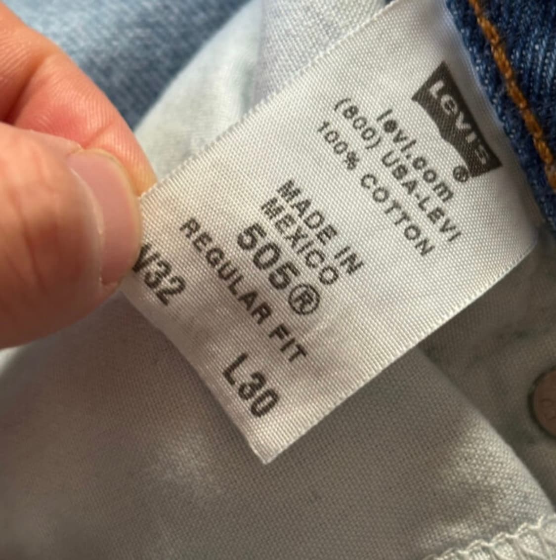 리바이스 505 레귤러핏 데님 31 상품이미지8