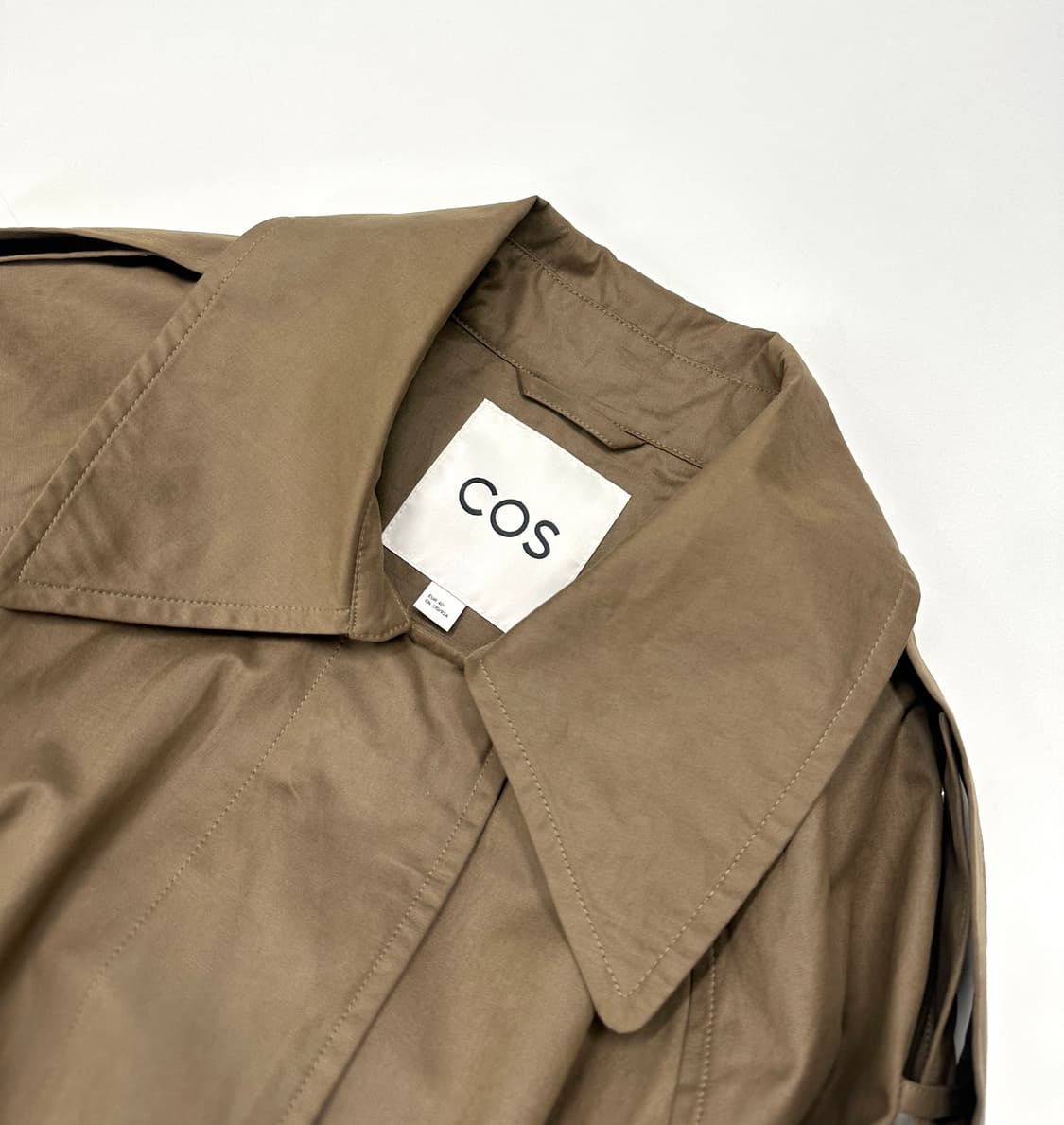 COS 코스 트렌치 자켓 오버핏  상품이미지5
