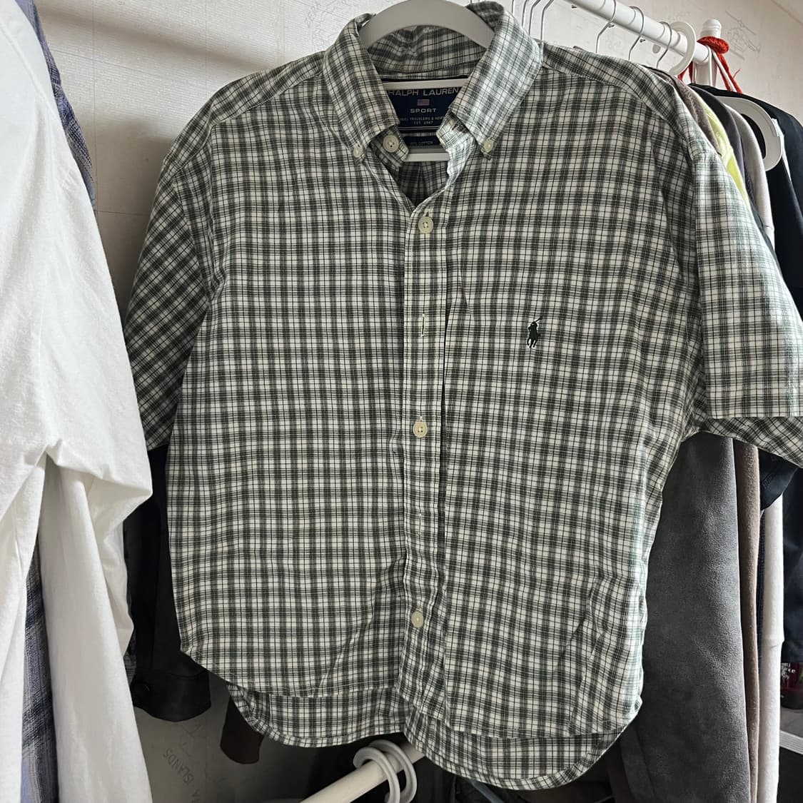 폴로 랄프 로렌 스포츠 커스텀 체크 셔츠 상품이미지4