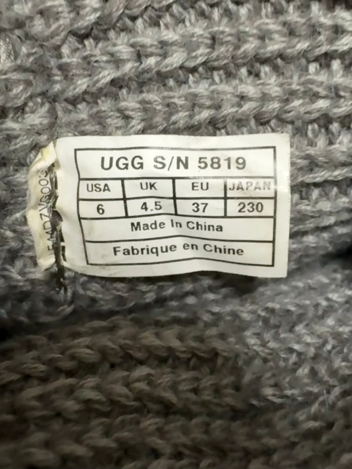 어그 ugg 카디 그레이 230-240 상품이미지8