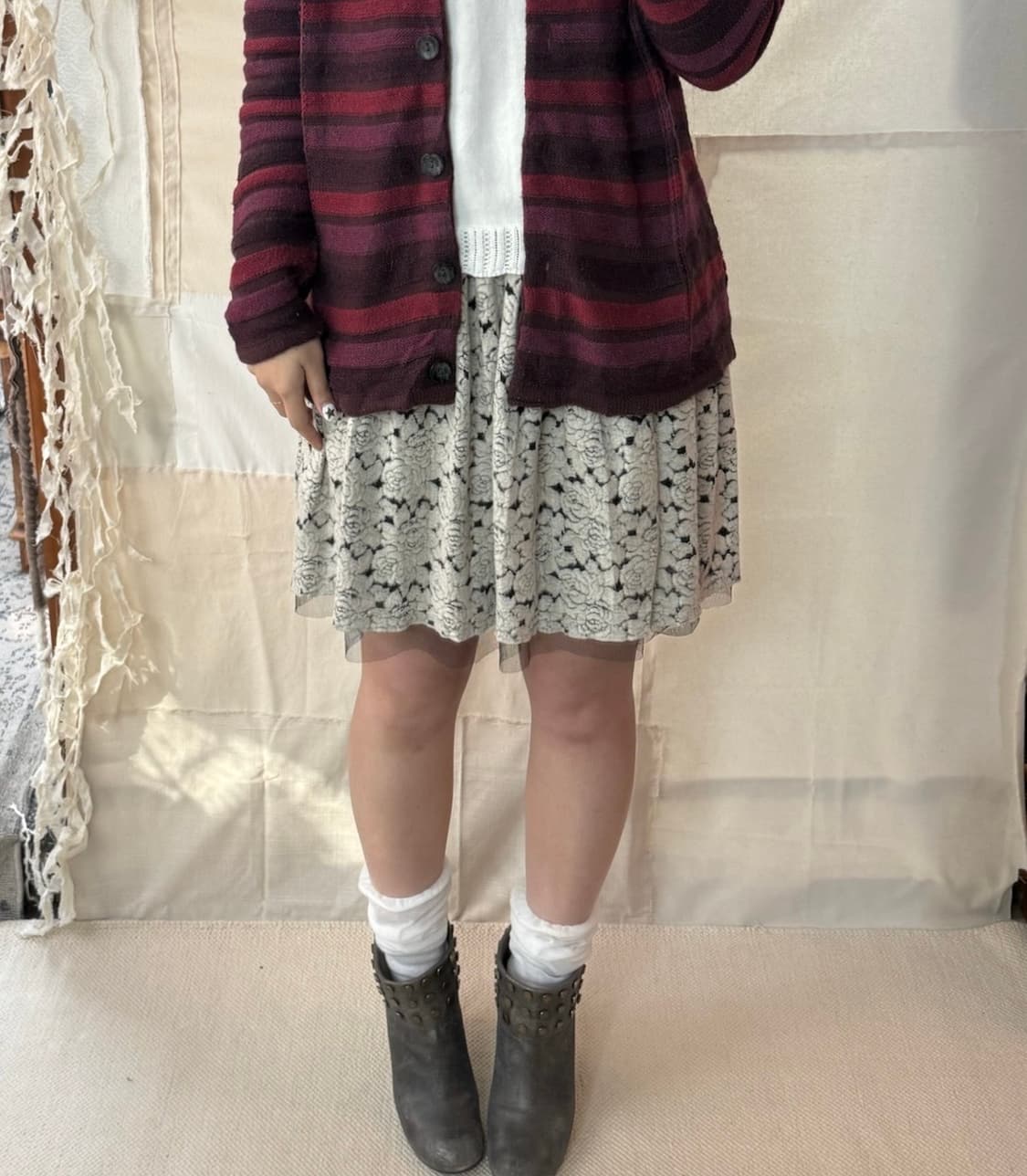 rose lace skirt 상품이미지2