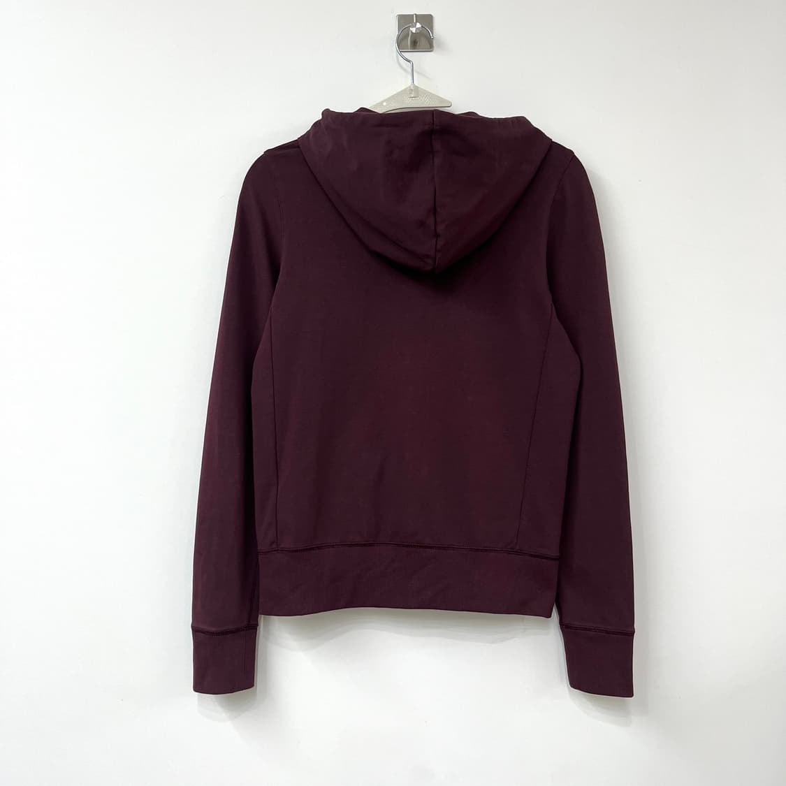 나이키 딱붙핏 하늘색 스우시 버건디 후드집업 상품이미지3