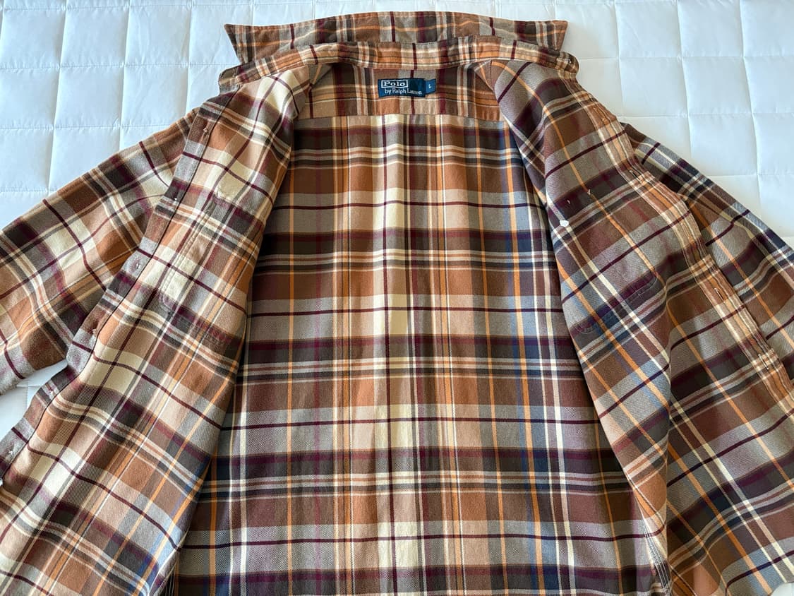 폴로 랄프로렌 체크 셔츠 L 상품이미지4