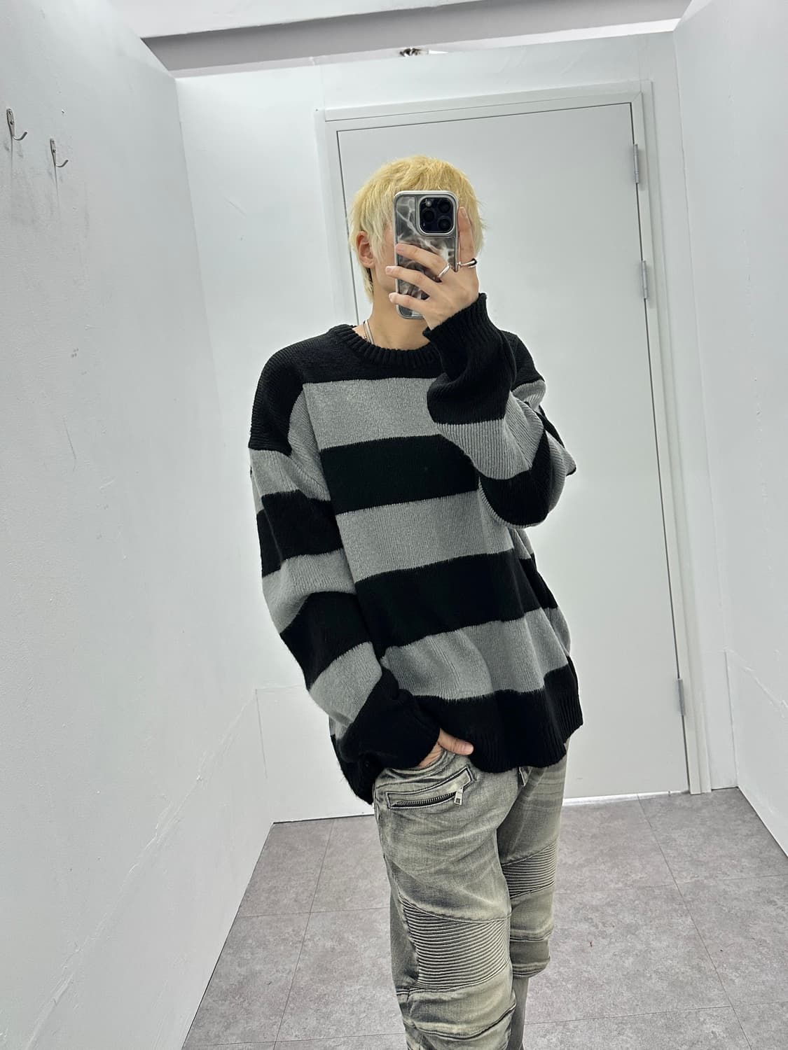 Vintage stripe knit 상품이미지1