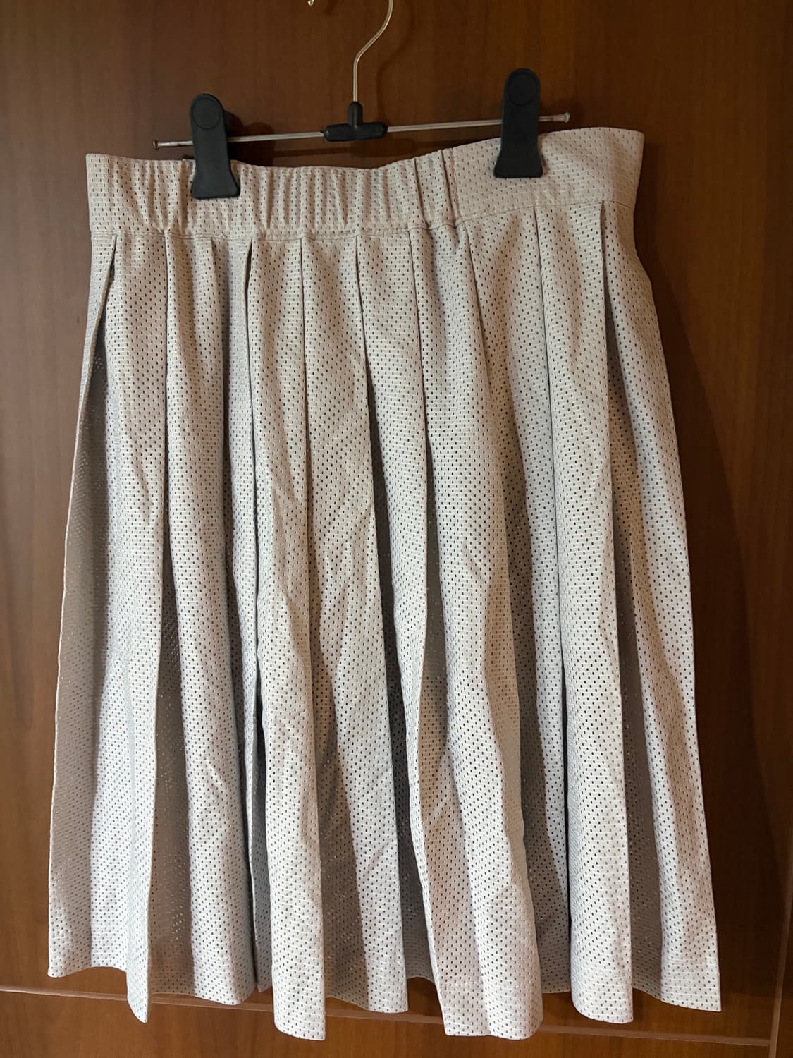 샵페어리 매쉬 포켓 플리츠 스커트팬츠 그레이 상품이미지6