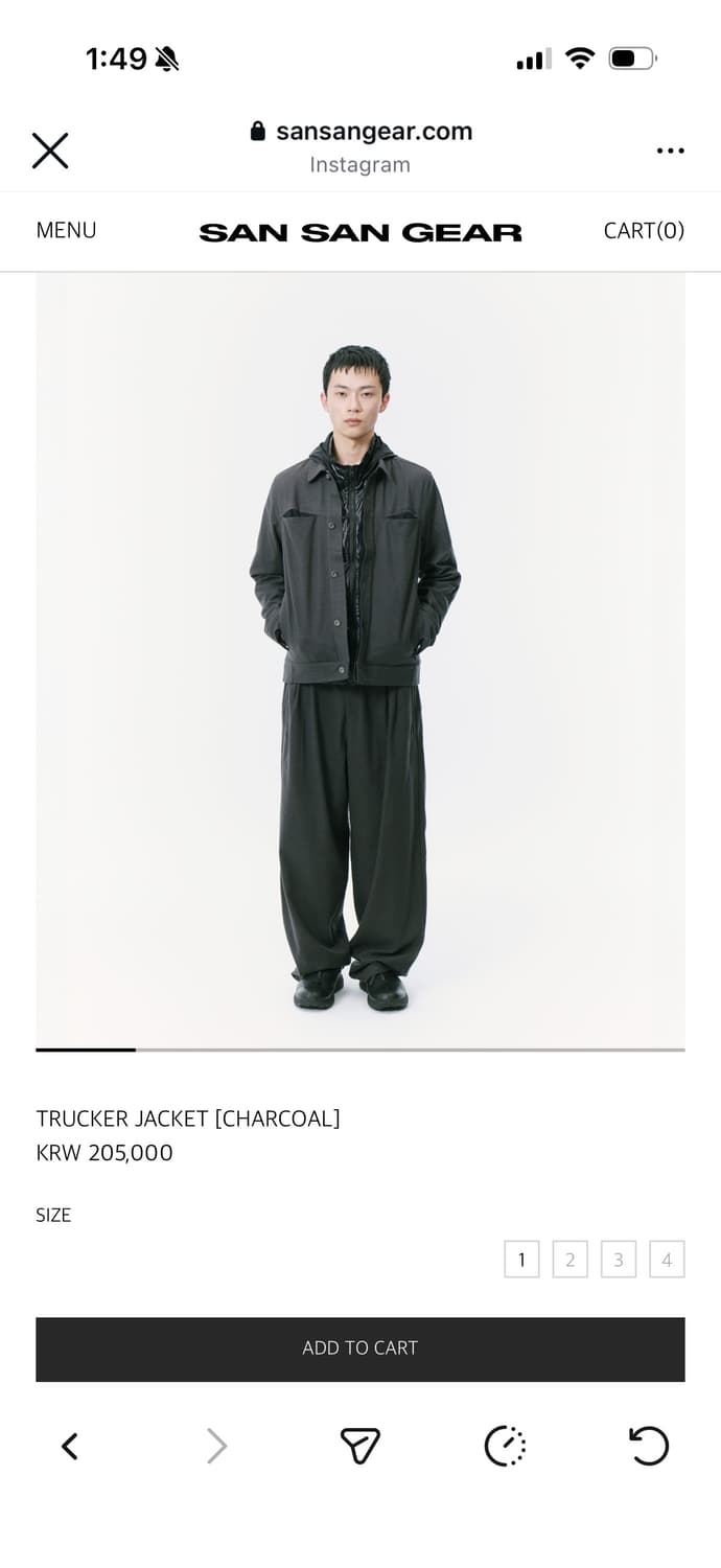 산산기어 트러커자켓 상품이미지1