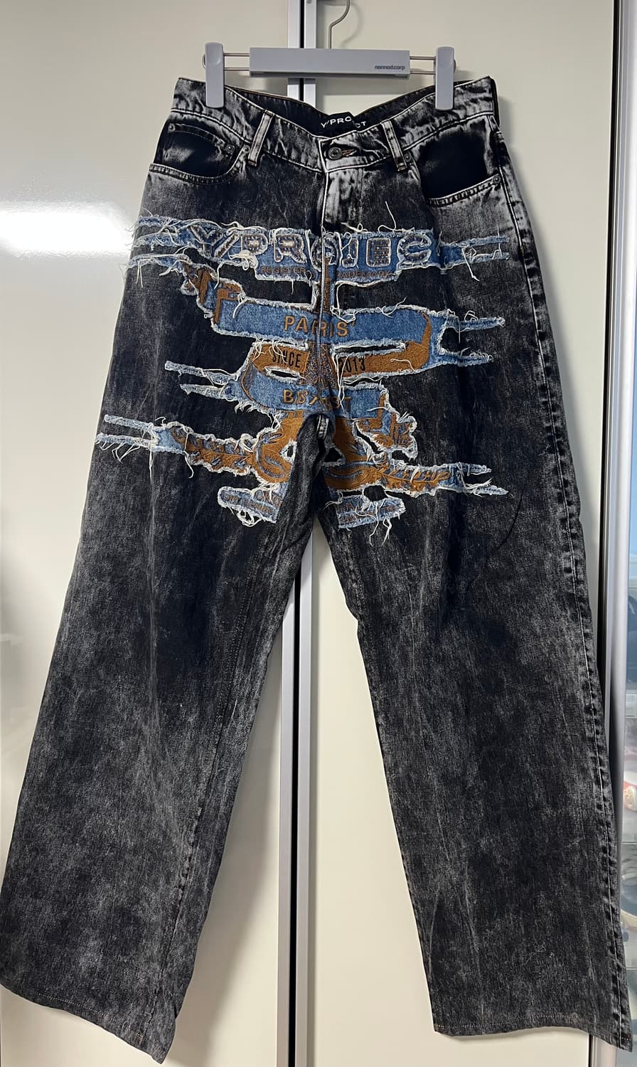 와이프로젝트 파리베스트 데님 블랙 30 상품이미지1